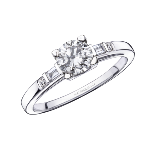 Courtisane n°10 solitaire ring