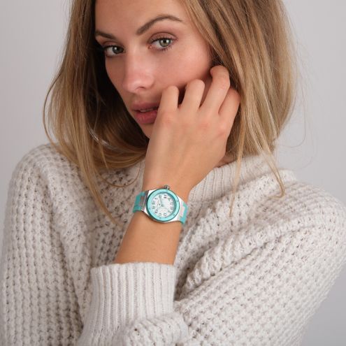 Montre KAB femme turquoise